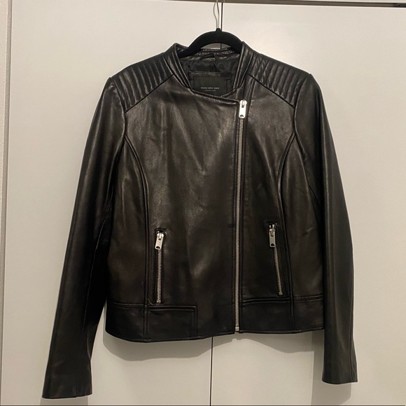 MARC NEW YORK Black Leather Jacket - Picture 1 of 3